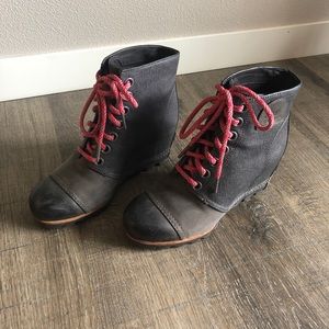 Sorel wedge boots
